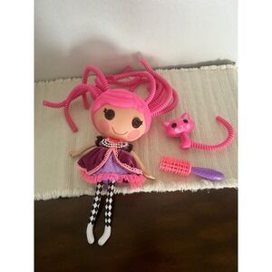 Lalaloopsy Silly Hair Doll CONFETTI CARNIVALE  13" Party Doll & Cat & Hair Brush